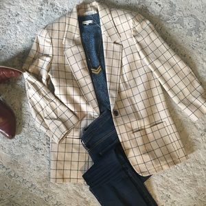 Pendleton Plaid Blazer